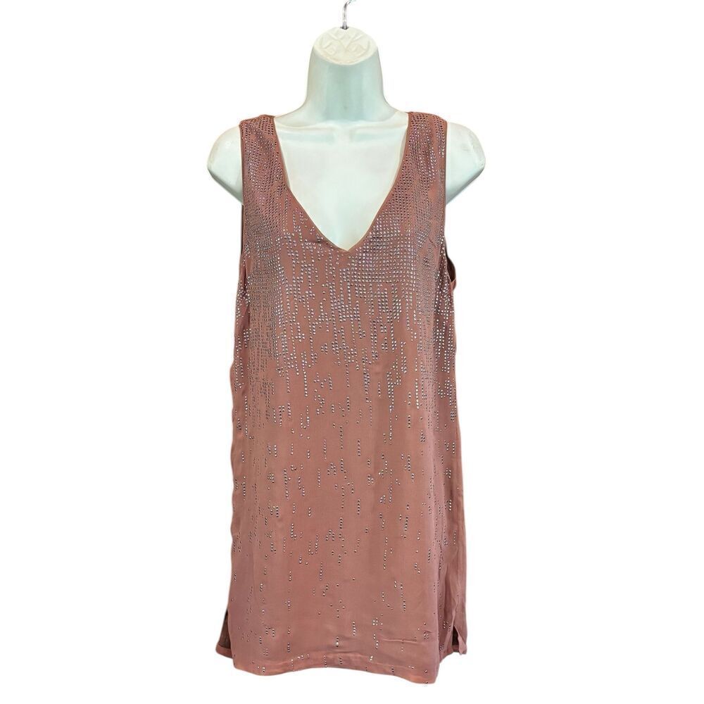 Rachel Comey Embellished Front V neck Dress NWT Size Small/Medium